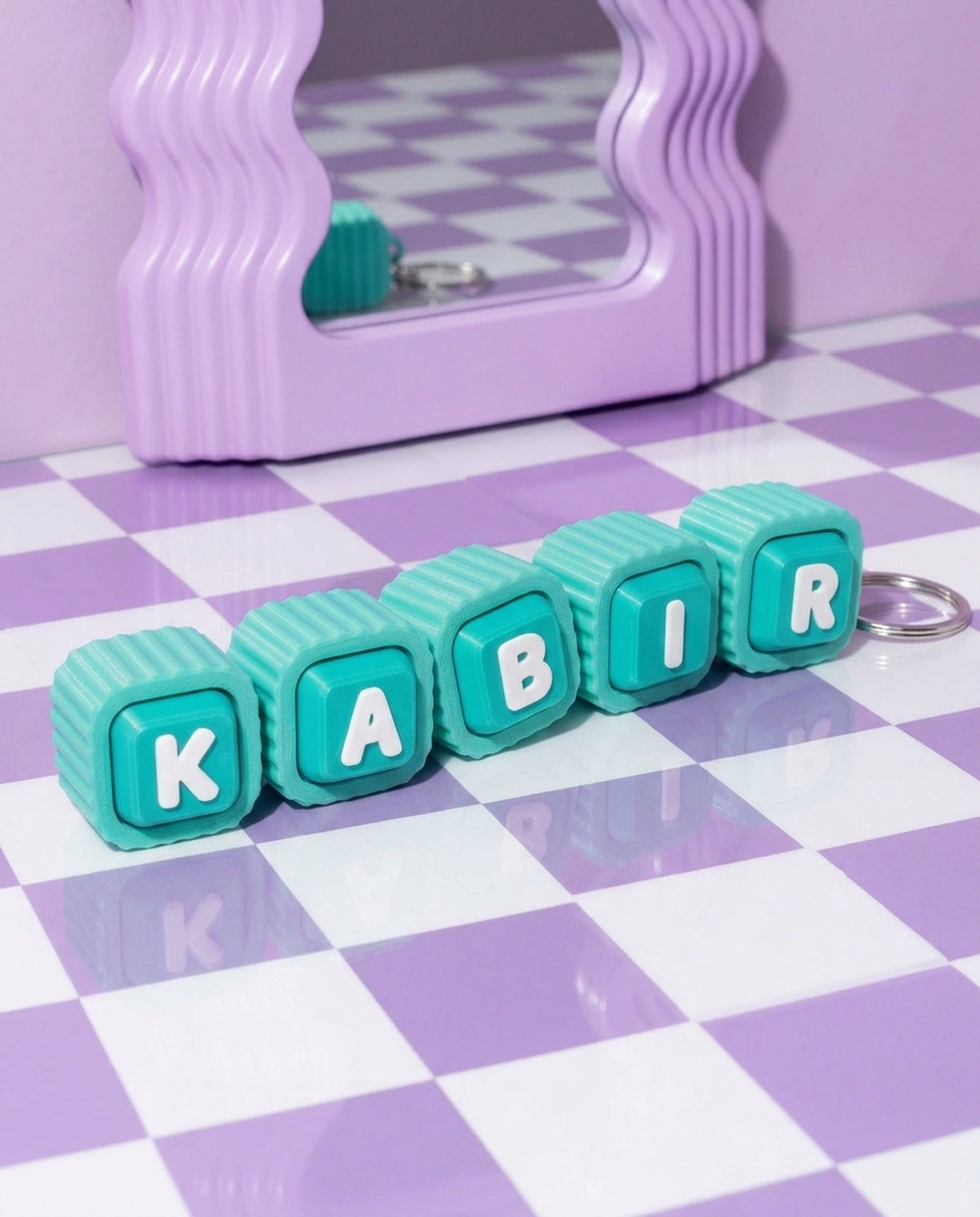 Pockkin fidget clicker name keychain
