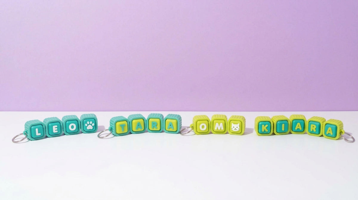 Pockkin fidget clicker name keychain