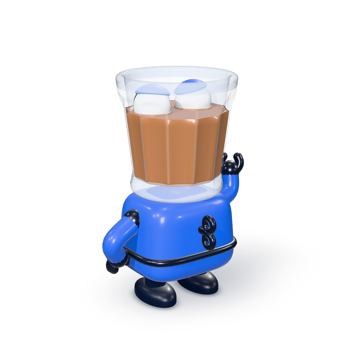 Chai Bot, back three-quarter view