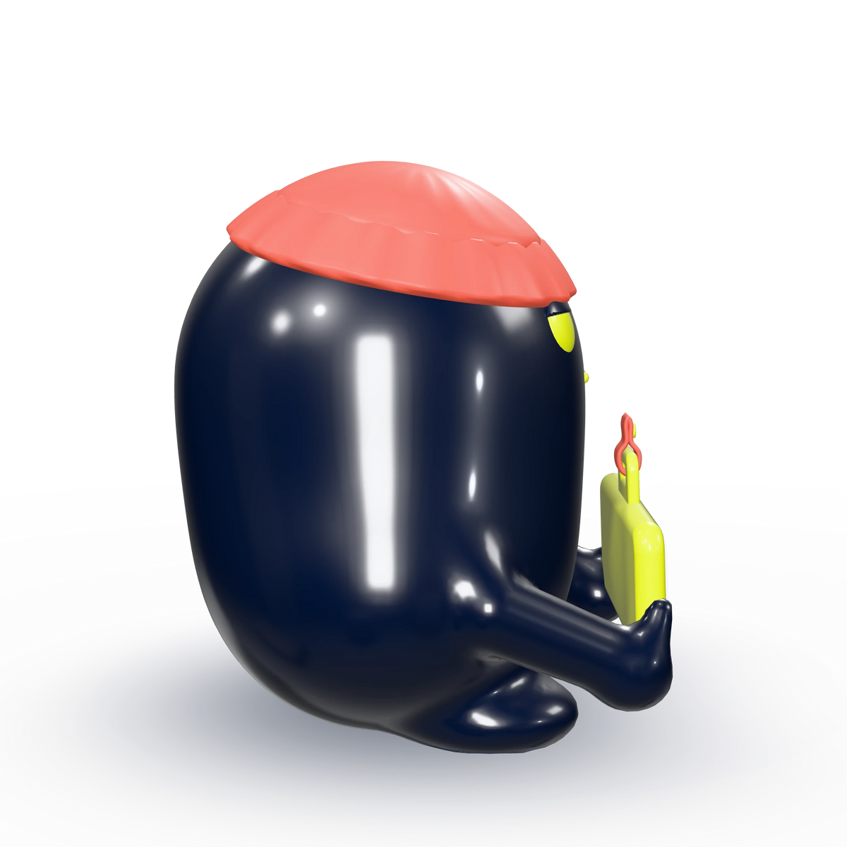 Name Buddy in Midnight, side view