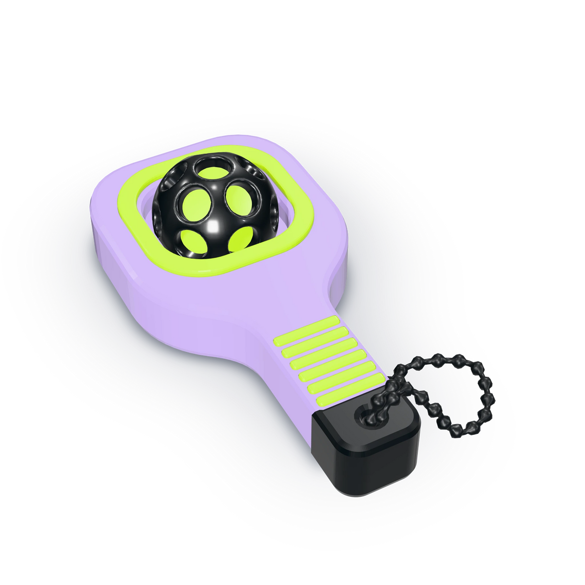 Padel clicker in lilac, pressed